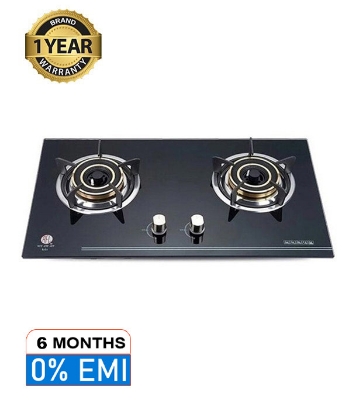 Picture of RFL Double Built In Glass Hob Iris (Cylinder Gas)