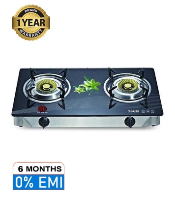 Picture of RFL Double Glass Auto Gas Stove 26 GR (Line Gas)
