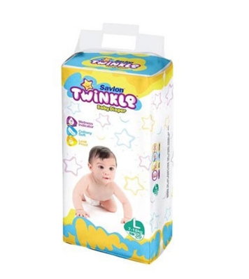 Picture of Savlon Twinkle Belt Diaper L (7-18kg) 36pcs