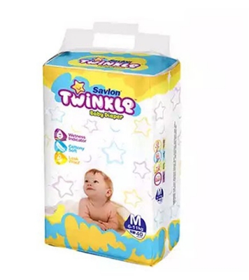 Picture of Savlon Twinkle Belt Diaper M (6-11kg) 40pcs