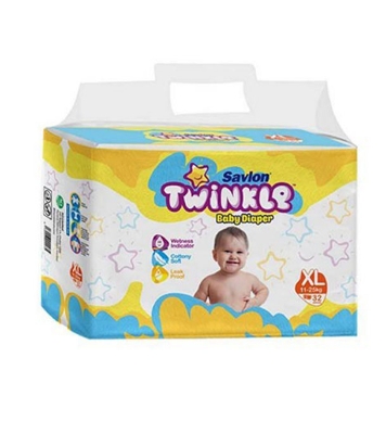 Savlon Twinkle Belt Diaper XL (11-25kg) 32pcs