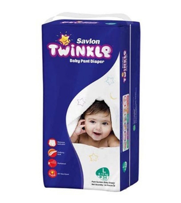 Picture of Savlon Twinkle Pant Diaper L (8-15Kg) 34 pcs