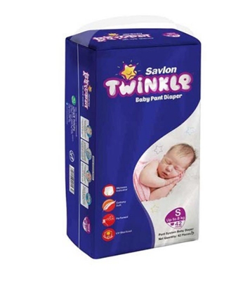 Picture of Savlon Twinkle Pant Diaper S (up to 8kg) 42pcs