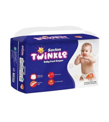Picture of Savlon Twinkle Pant Diaper XL (12-20Kg) 32 pcs