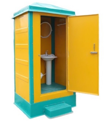Buy Support FRP Exclusive Portable Toilet with Septic Tank Online at Best Price	