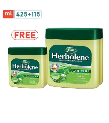 Picture of Dabur Herbolene Aloe Petroleum Jelly 2pcs (115ml+425ml)