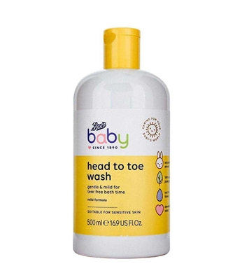 Picture of Boots Baby Head To Toe Wash 500 ml UK