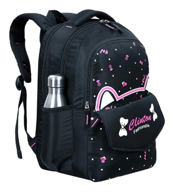 Espiral CLINTON Fashionable Cute Stitch Backpack for Teenager School Bag Baby Cartoon Backpack Boys Girls Stitch Laptop Travel Bags (Hight 17") 