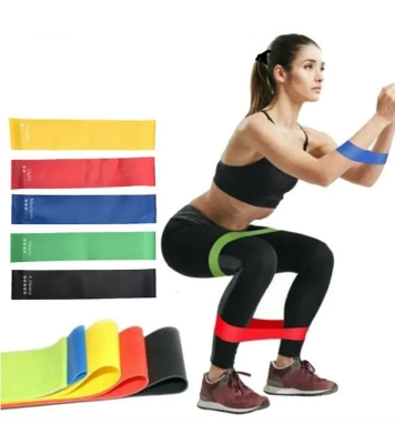 5Pieces Resistance Bands Skin Friendly Resistance