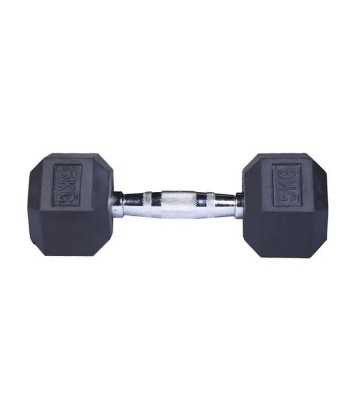 5kg Dumbbell - Black/ Hex Dumbbell