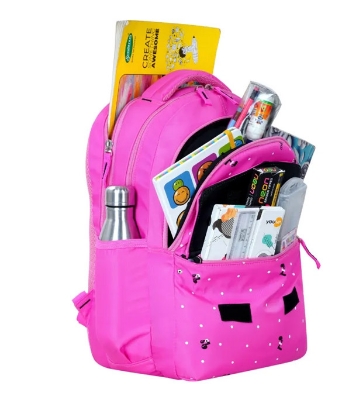 Picture of Espiral CLINTON Fashionable Cute Stitch Backpack for Teenager School Bag Baby Cartoon Backpack Boys Girls Stitch Laptop Travel Bags (Hight 17")   