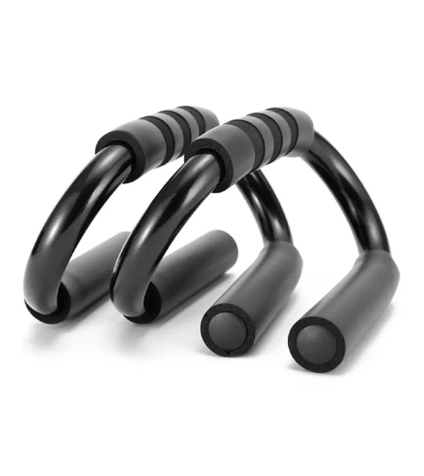 Picture of Fitness Push up Bar Stands Pushup Chest Bar Strong Chrome Steel Pushup Stands with Comfortable Foam Grip and Non-Slip Bars