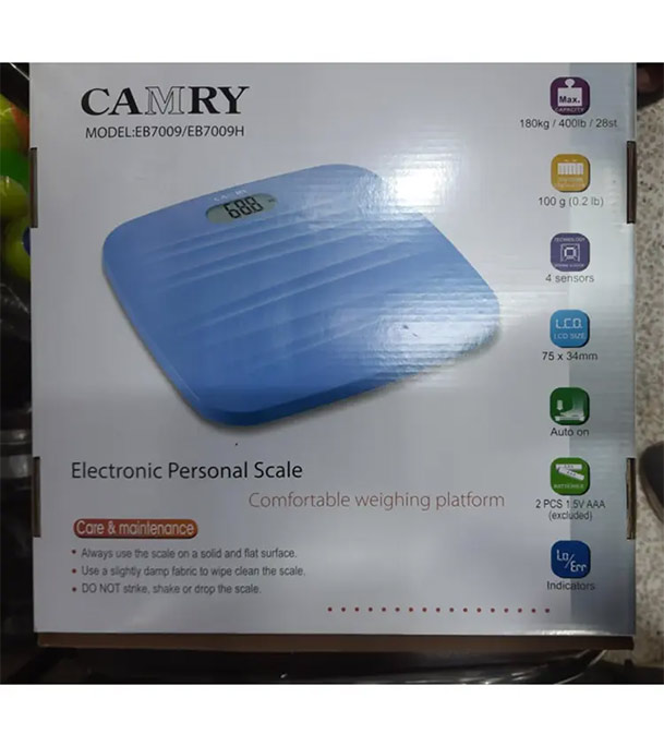 Picture of Digital Body Weight Machine - Camry Precision Scale for Home Use