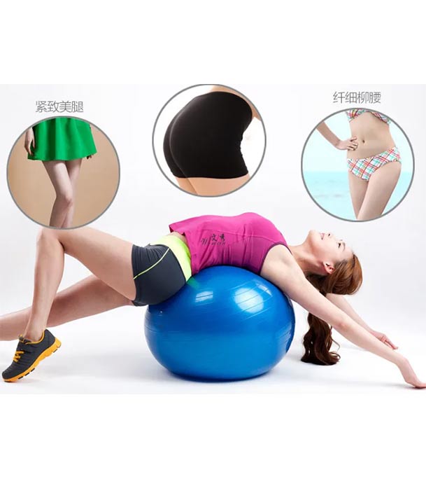 Gym Exercise Ball with Pumper For Body Fitness yoga Ball (75 cm)- Premium Quality
