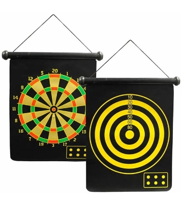 Magnet Dart Board - Reversible Dart Board Two-Sides - 17"