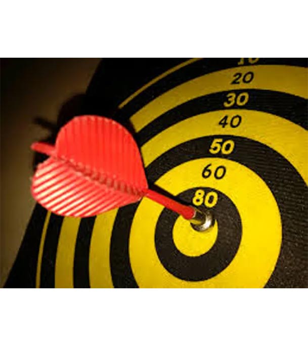 Magnet Dart Board - Reversible Dart Board Two-Sides - 17"