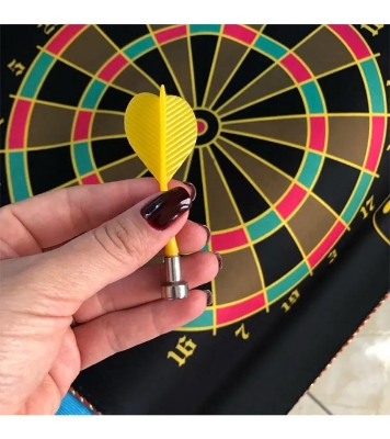 Magnet Dart Board - Reversible Dart Board Two-Sides - 17"