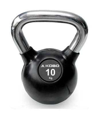 Kettlebell Dumbbell 10 KG-1 Pcs Black & Silver
