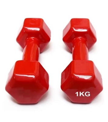 Vinyl Dumbbell 1 Kg with Pair