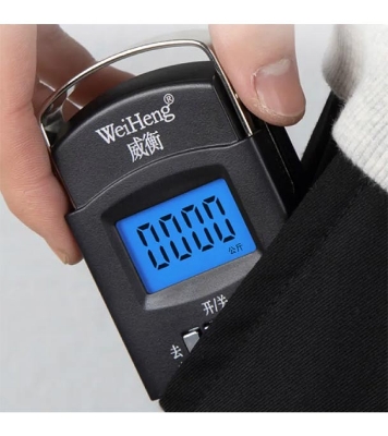 Picture of Heavy Duty Portable Hook Weighing Machine Digital Type Manual Weight M/c 10 Kg-50Kg Temp Scale for Home, Kitchen, Traveling