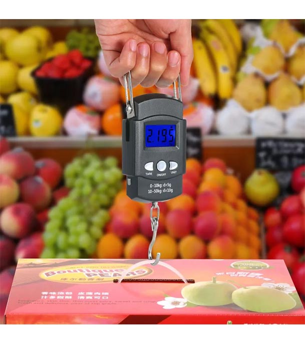 Picture of Heavy Duty Portable Hook Weighing Machine Digital Type Manual Weight M/c 10 Kg-50Kg Temp Scale for Home, Kitchen, Traveling