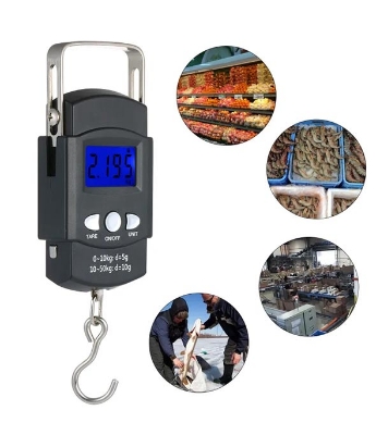Picture of Heavy Duty Portable Hook Weighing Machine Digital Type Manual Weight M/c 10 Kg-50Kg Temp Scale for Home, Kitchen, Traveling