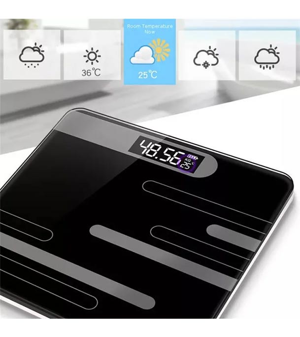 Picture of Body Fat Scale Floor Scientific Smart Electronic LED Digital Body Weight Bathroom Balance Weighing Scales Glass Floor Scales