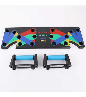 Picture of 12 in 1 Folding Push-up Bracket Board Portable Fitness Workout Gym Training Exercise Multifunction Muscle board