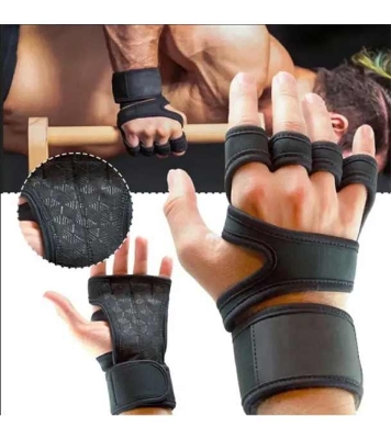 Picture of Workout Gloves with Wrist Support for Gym Workouts, Pull Ups Gym & Fitness Gloves