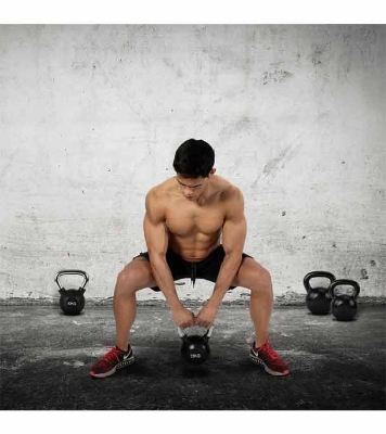 Picture of Kettlebell Dumbbell 12 KG-1 Pcs Black & Silver