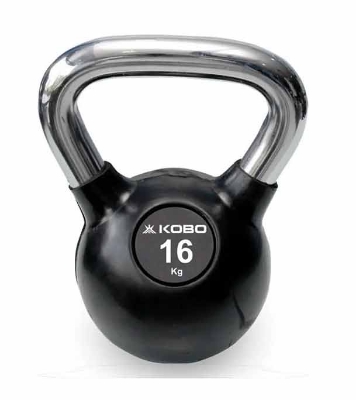 Picture of Kettlebell Dumbbell 16 KG-1 Pcs Black & Silver