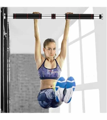 Door Pull Up Bar - Chin Up Bar, Push Up Bar, Abdominal Training Door Bar, Adjustable Length, 200kg Capacity