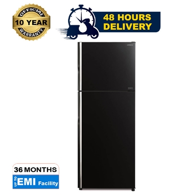 Buy Hitachi 443 Liter Stylish Line Refrigerator (R-VG490P8PB-KD-GBK) Black at Best Price In Bangladesh	