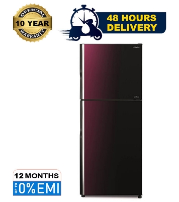 Buy Hitachi 375 Liter Glass Refrigerator (R-VG420P8PB-KD-XRZ) at Best Price In Bangladesh