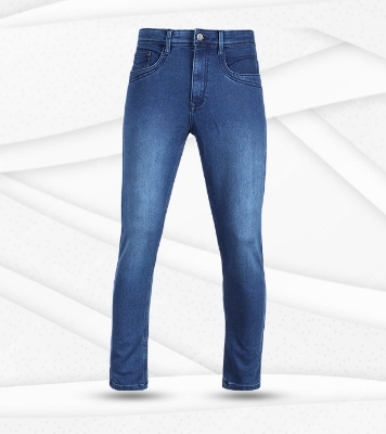 Picture of Winner Style Men's Stylish Blue Denim Pant