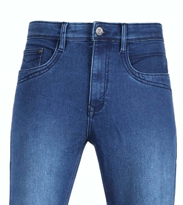Picture of Winner Style Men's Stylish Blue Denim Pant