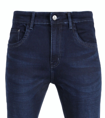 Picture of Winner Style Men's Stylish Deep Navy Blue Denim Pant