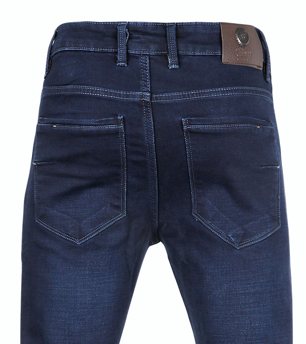 Picture of Winner Style Men's Stylish Deep Navy Blue Denim Pant