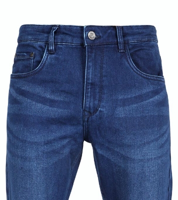 Picture of Winner Style Men's Stylish Deep Navy Blue Denim Pant