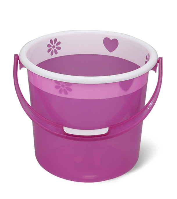 Buy Two Color Flower Bucket 16L Assorted (Random Color)  Online