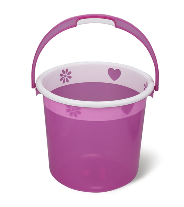 Buy Two Color Flower Bucket 16L Assorted (Random Color)  Online