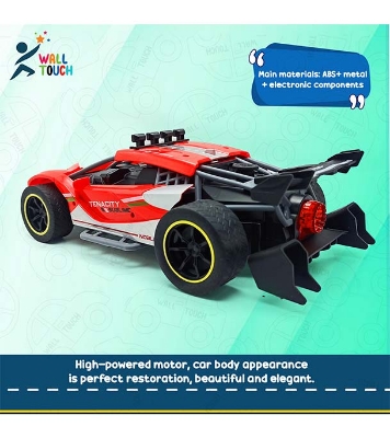 Picture of High Speed Racing Rechargeable Car with Light and Spray, Remote Control  (RC) Vehicle Toy Car for Kids (rc_spraycar_6912_r)