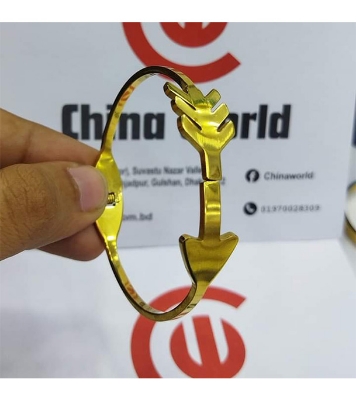 Picture of Golden and Stoneable Bracelet For Girls and Women 