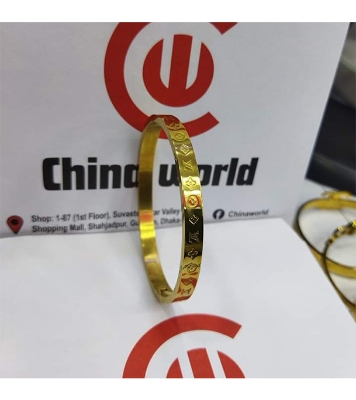 Picture of Golden Color Best Quality Bracelet For Girls and Women 