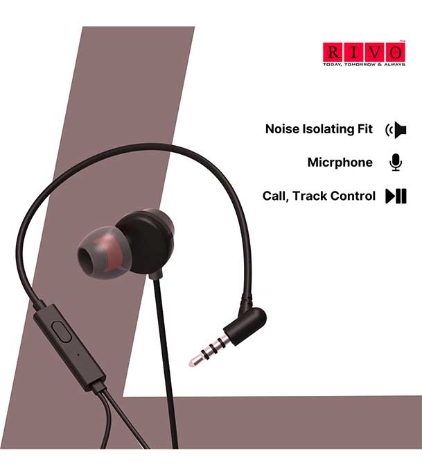 Buy RIVO EM-107 Wired Earphone at Best Price in Bangladesh	