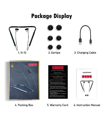 Buy RIVO N-13 (Wireless Neckband) at Best Price in Bangladesh	