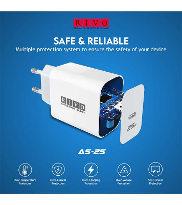 Buy RIVO AS-25 (25W PD Adapter) at Best Price in Bangladesh	