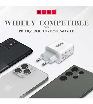 Buy RIVO AS-45 (45W GaN ll PD Adapter) at Best Price in Bangladesh	