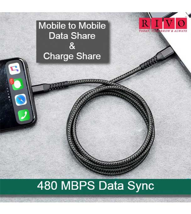 Buy RIVO CT-102 (100W/5A -Type C to Type C PD Cable) at Best Price in Bangladesh	