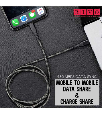 Buy RIVO CT-105 (20W/3A-Type C to Lightning PD Cable) at Best Price in Bangladesh	